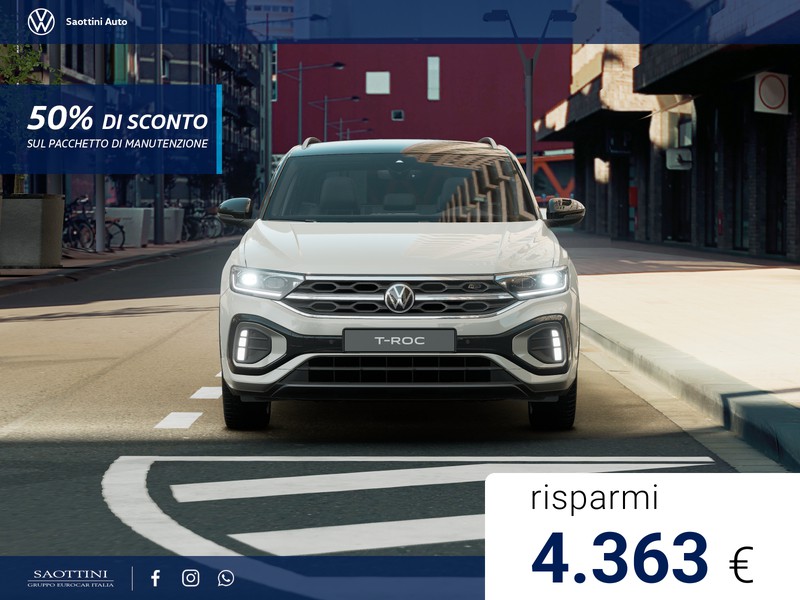 Volkswagen T-Roc R-Line Plus 1.5 TSI 150 CV DSG