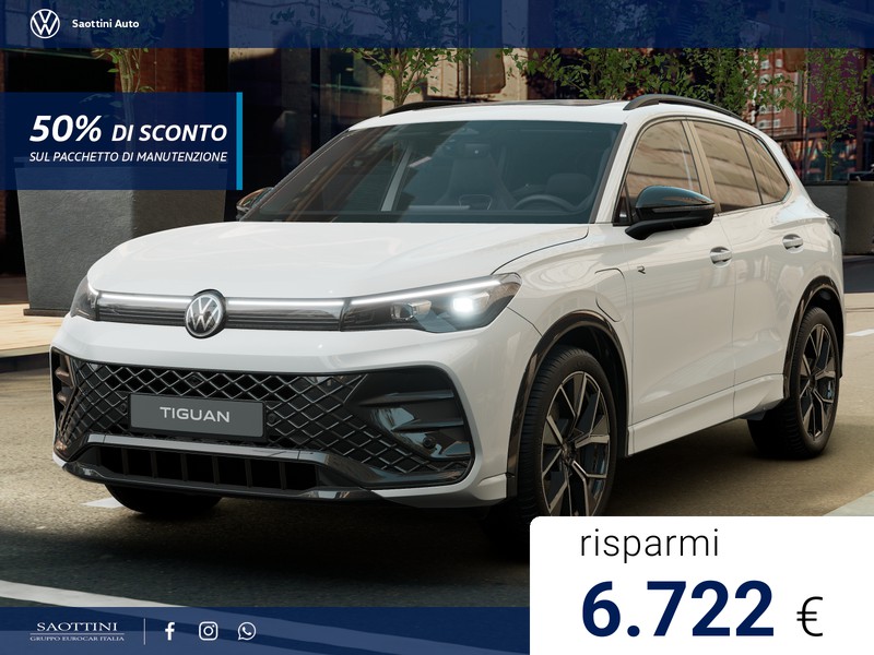 Volkswagen Tiguan 1.5 tsi ehybrid r-line plus 204cv dsg