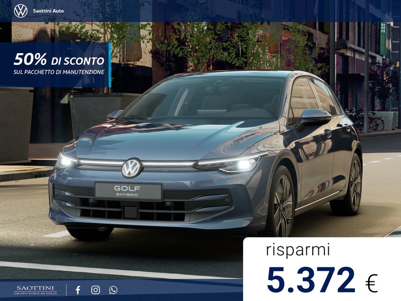 Volkswagen Golf eHybrid Edition Plus 1.5 TSI 204 CV DSG