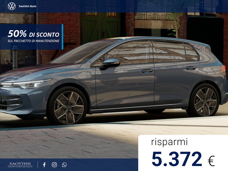 Volkswagen Golf eHybrid Edition Plus 1.5 TSI 204 CV DSG