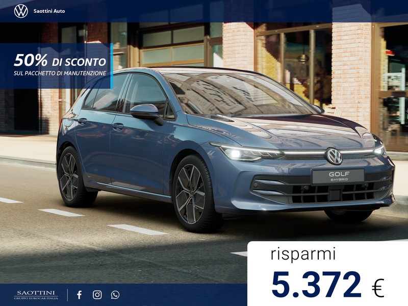 Volkswagen Golf eHybrid Edition Plus 1.5 TSI 204 CV DSG