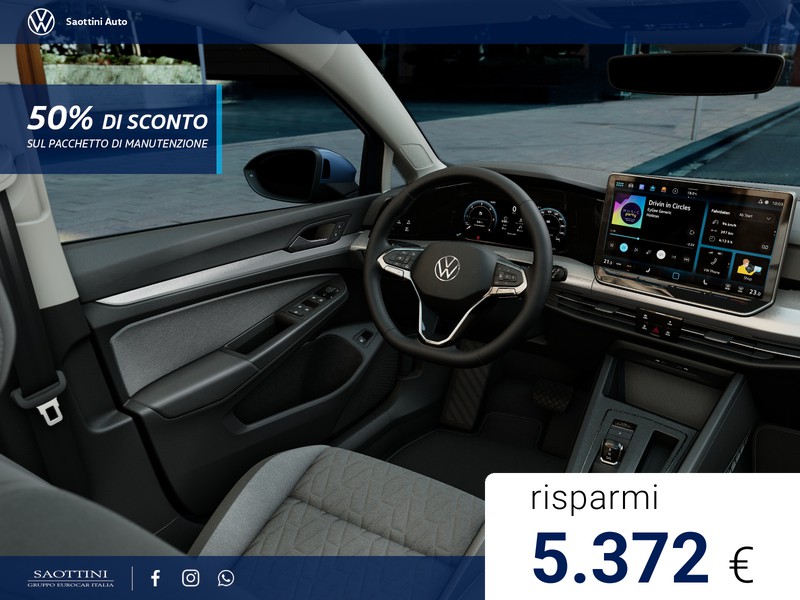 Volkswagen Golf eHybrid Edition Plus 1.5 TSI 204 CV DSG
