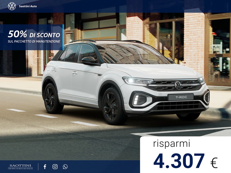 Volkswagen T-Roc R-Line Plus 1.5 TSI 150 CV DSG
