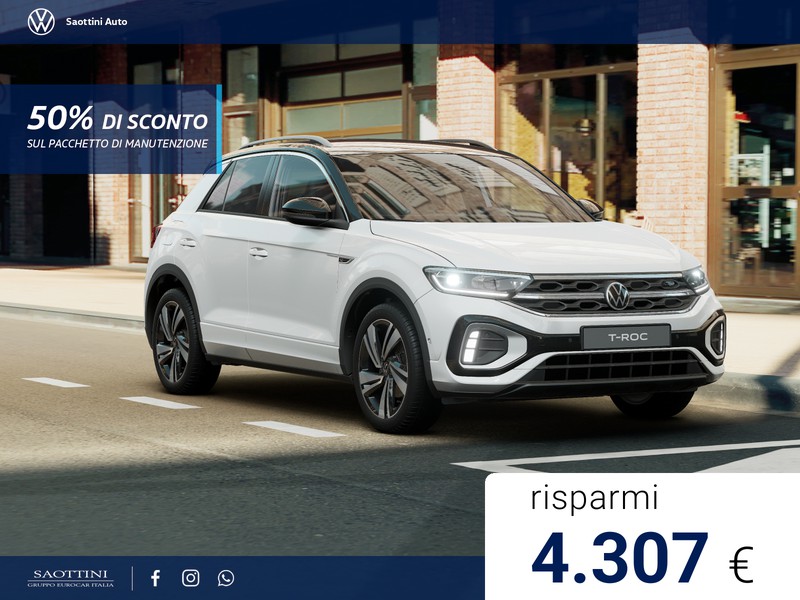 Volkswagen T-Roc R-Line Plus 1.5 TSI 150 CV DSG