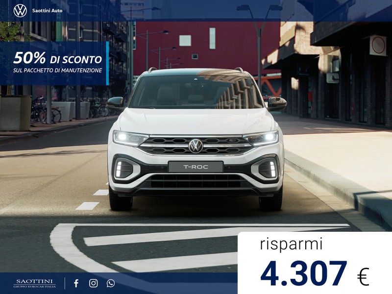 Volkswagen T-Roc R-Line Plus 1.5 TSI 150 CV DSG
