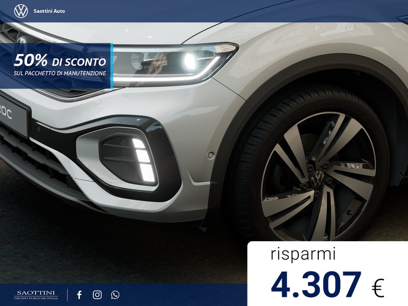 Volkswagen T-Roc R-Line Plus 1.5 TSI 150 CV DSG