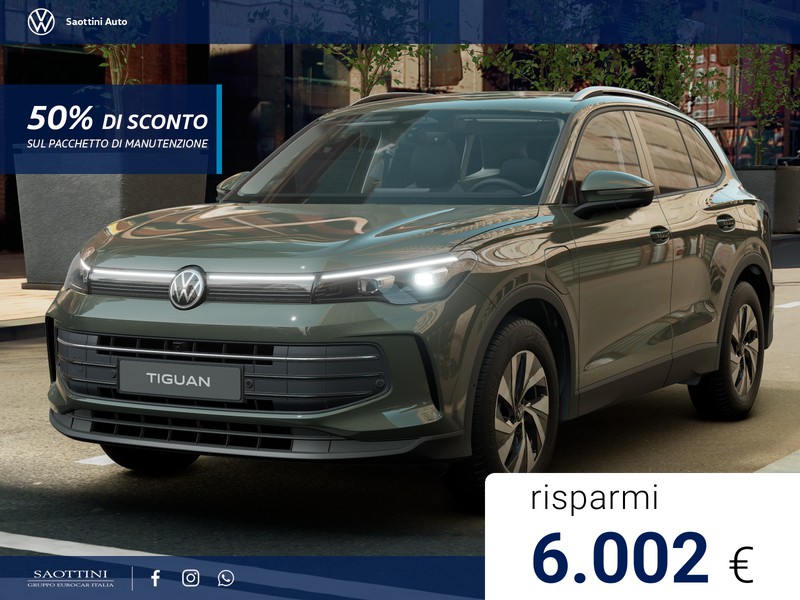 Volkswagen Tiguan eHybrid Edition Plus 1.5 TSI 204 CV DSG