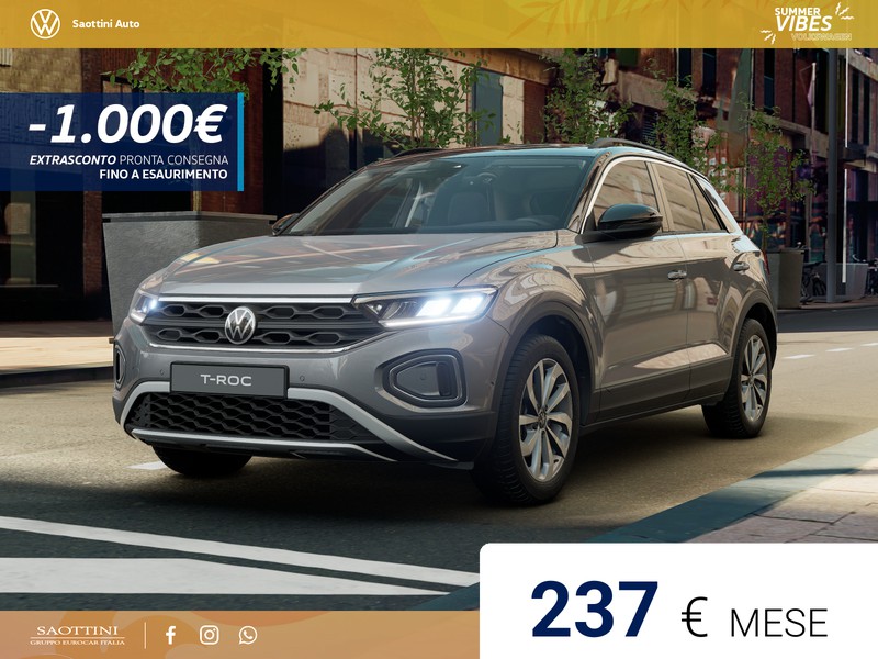 Volkswagen T-Roc Edition Plus 1.5 TSI 150 CV
