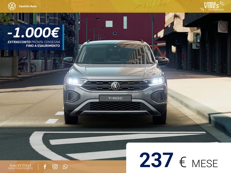Volkswagen T-Roc Edition Plus 1.5 TSI 150 CV