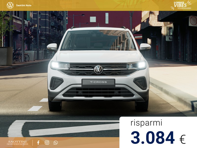 Volkswagen T-Cross 1.0 tsi edition plus 115cv dsg