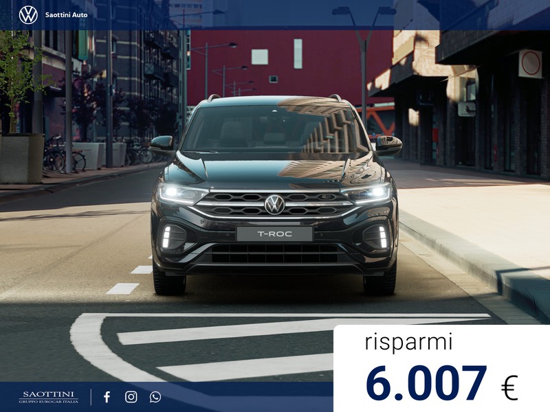 Volkswagen T-Roc R-Line Plus 1.0 TSI 115 CV