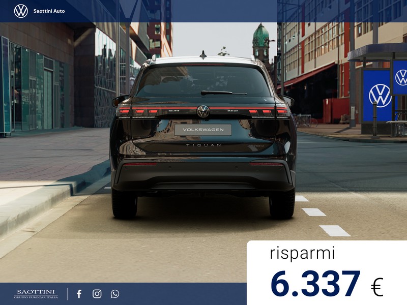 Volkswagen Tiguan eHybrid Edition Plus 1.5 TSI 204 CV DSG