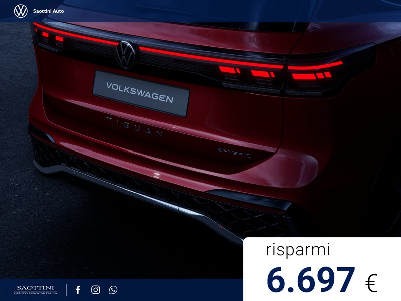 Volkswagen Tiguan eHybrid 1.5 TSI R-Line Plus 204 CV DSG