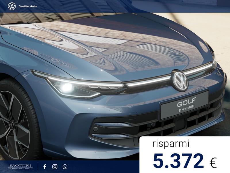 Volkswagen Golf eHybrid Edition Plus 1.5 TSI 204 CV DSG