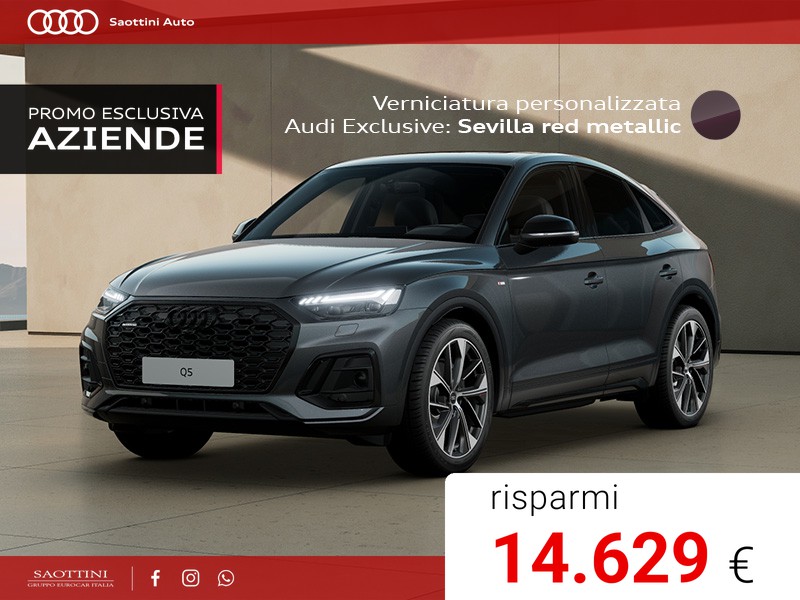 Audi Q5 Sportback 40 TDI Identity Black quattro S tronic