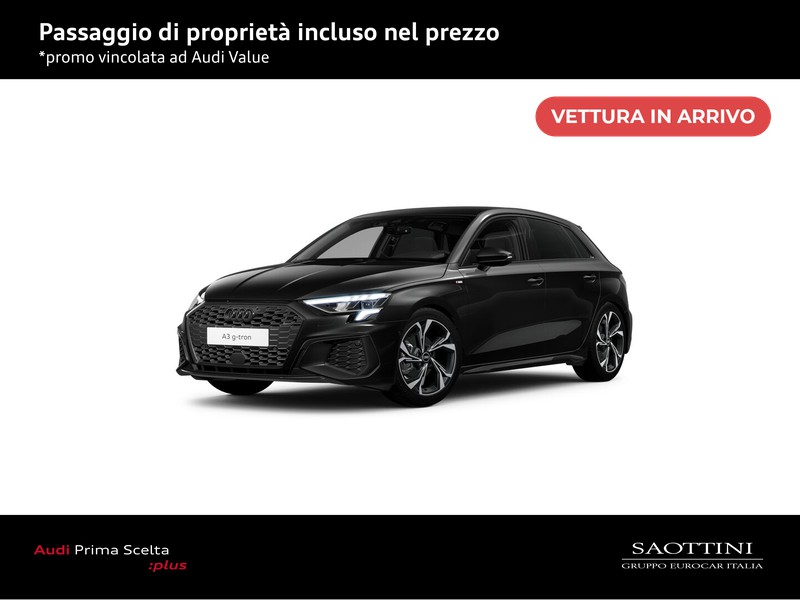 Audi A3 Sportback 30 1.5 g-tron S line edition S tronic