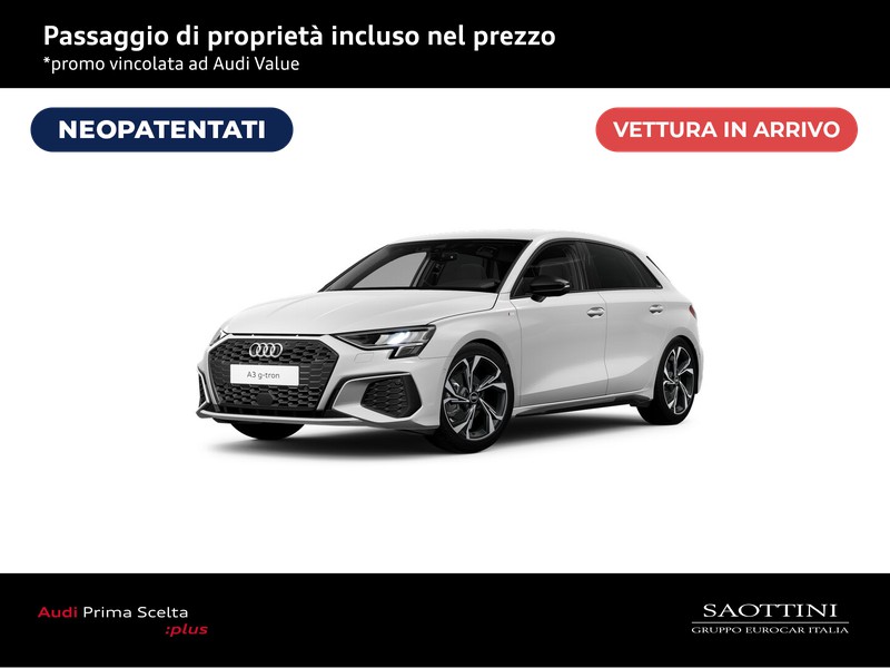 Audi A3 Sportback 30 1.5 g-tron S line edition S tronic