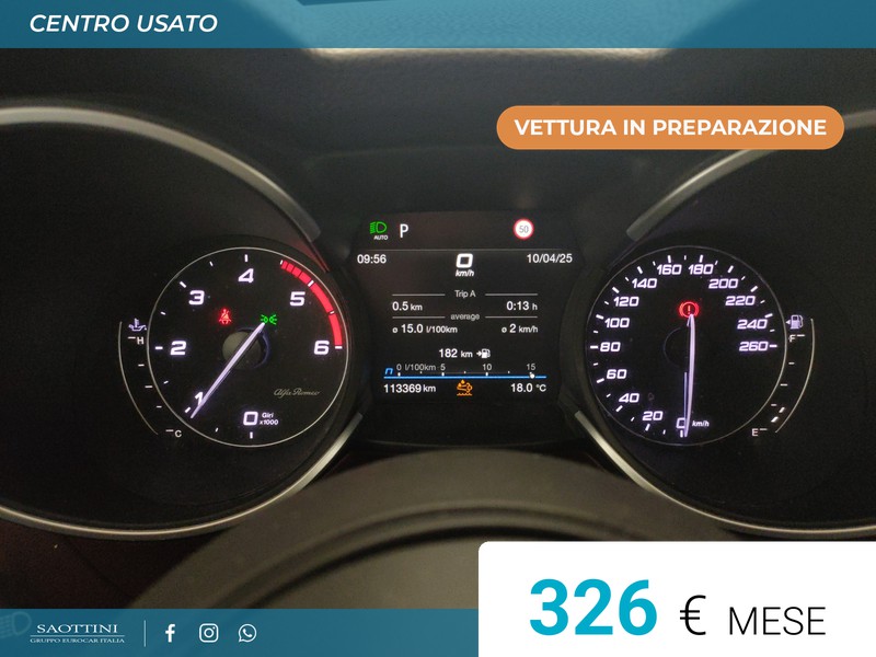 Alfa Romeo Stelvio 2.0 t Veloce Q4 210 CV Auto