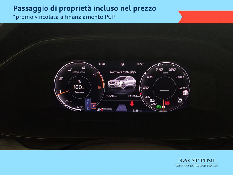 Cupra Formentor 2.0 TDI 4Drive DSG 150 CV