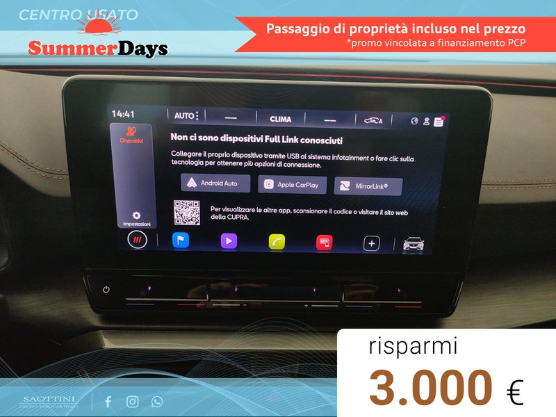Cupra Formentor 1.4 e-Hybrid 204 CV DSG