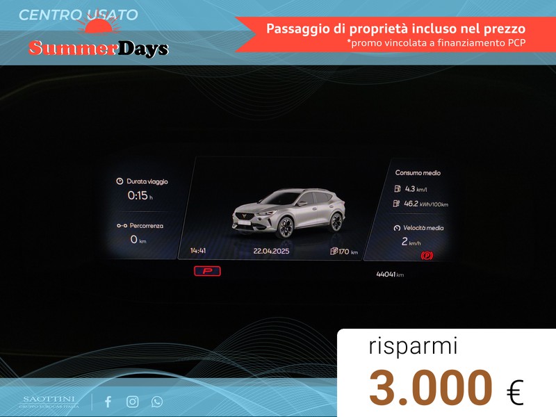 Cupra Formentor 1.4 e-Hybrid 204 CV DSG