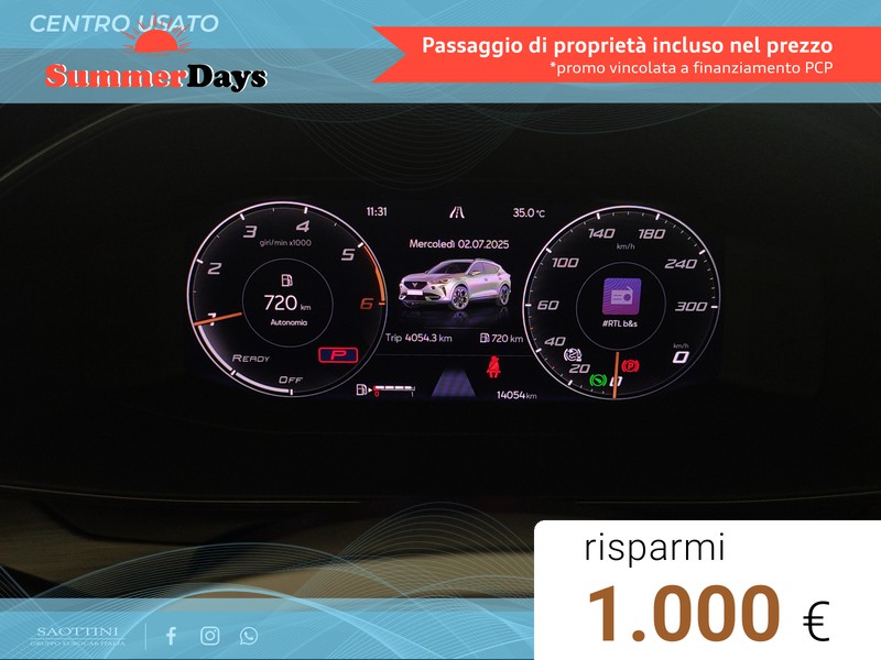 Cupra Formentor 2.0 TDI 4drive 150 CV DSG