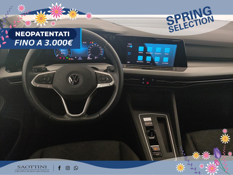 Volkswagen Golf 1.5 TGI Life 130 CV DSG