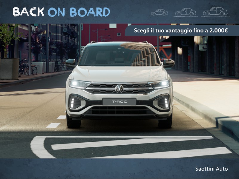 Volkswagen T-Roc R-Line Plus 2.0 TDI 150 CV DSG