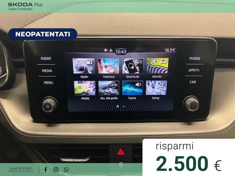 Skoda Kamiq 1.0 g-tech Ambition 90 CV