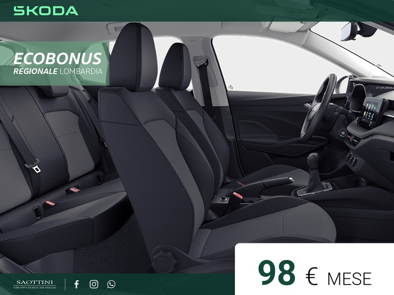 Skoda Fabia Young Edition 1.0 TSI 95 CV