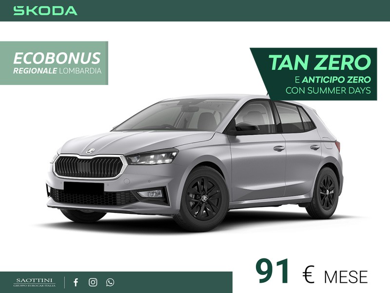 Skoda Fabia Young Edition 1.0 TSI 95 CV