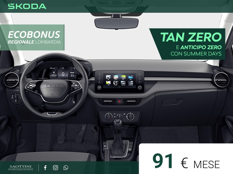 Skoda Fabia Young Edition 1.0 TSI 95 CV