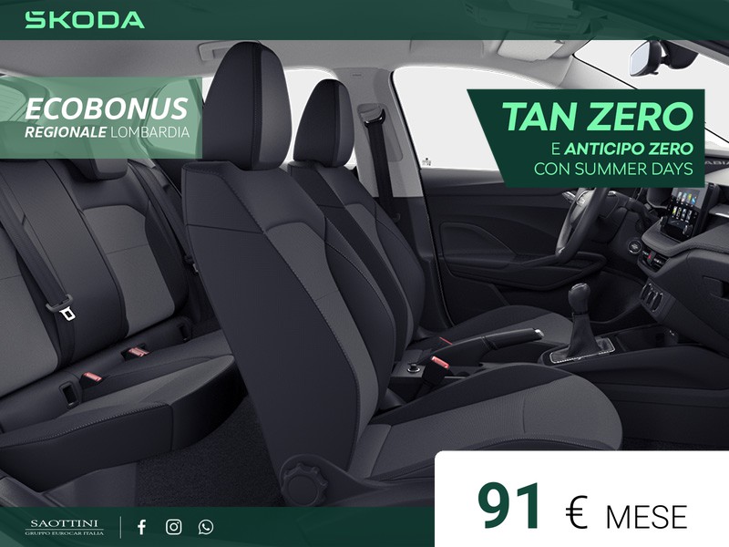 Skoda Fabia Young Edition 1.0 TSI 95 CV