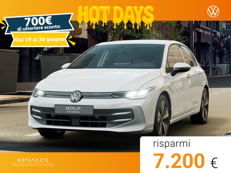 Volkswagen Golf 1.5 tsi ehybrid edition plus 204cv dsg