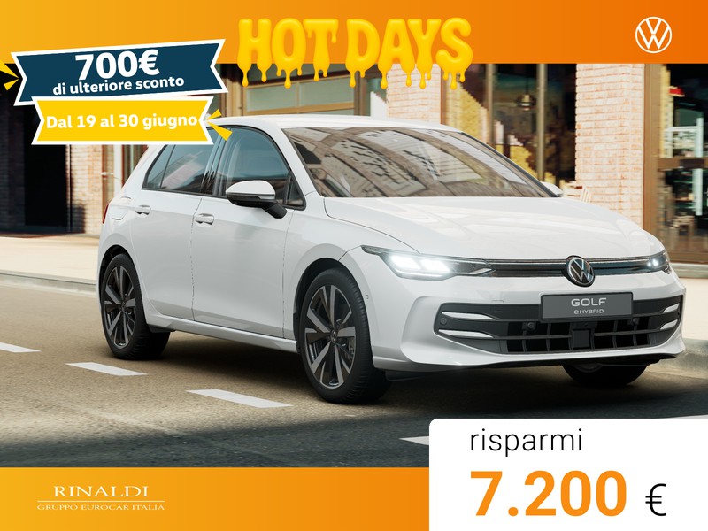 Volkswagen Golf 1.5 tsi ehybrid edition plus 204cv dsg