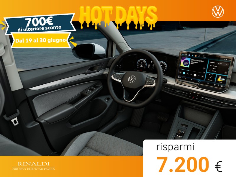 Volkswagen Golf 1.5 tsi ehybrid edition plus 204cv dsg