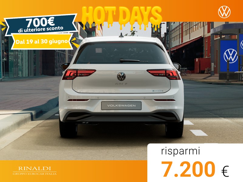 Volkswagen Golf 1.5 tsi ehybrid edition plus 204cv dsg