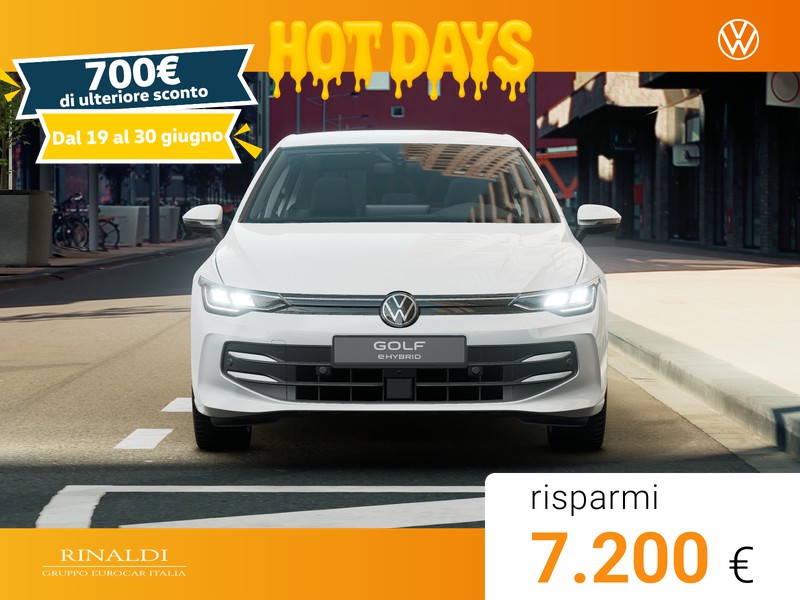 Volkswagen Golf 1.5 tsi ehybrid edition plus 204cv dsg