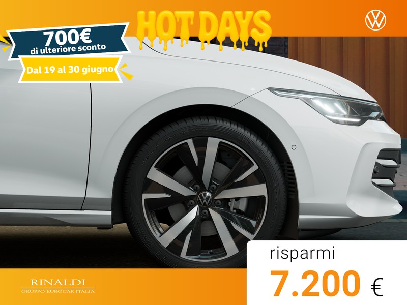 Volkswagen Golf 1.5 tsi ehybrid edition plus 204cv dsg