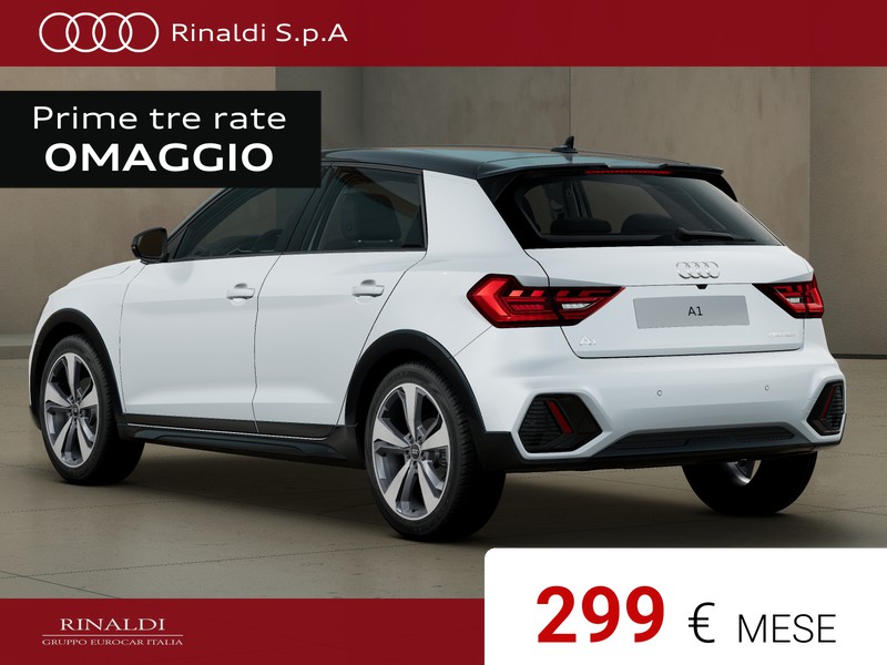 Audi A1 allstreet 30 1.0 tfsi identity contrast 116cv s tronic