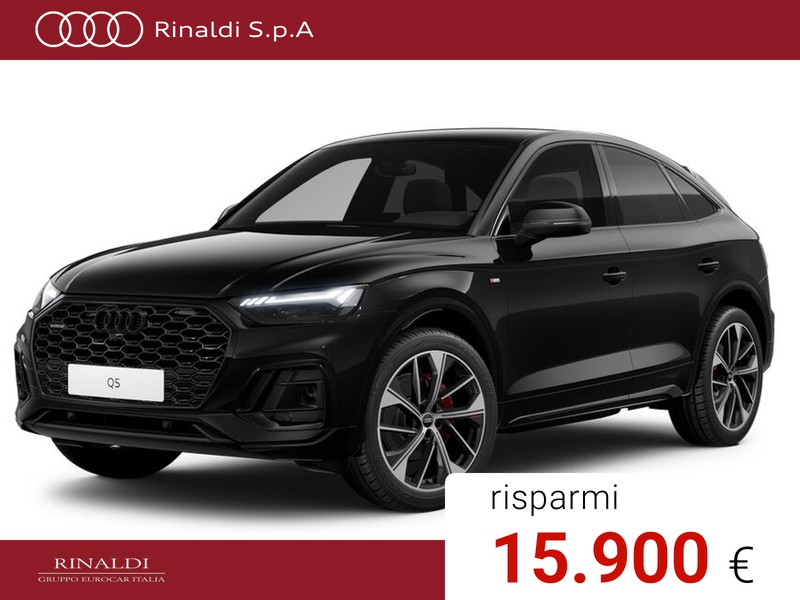 Audi Q5 sportback 40 2.0 tdi mhev 12v s line plus quattro s-tronic