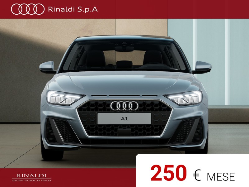 Audi A1 sportback 30 1.0 tfsi identity black 116cv