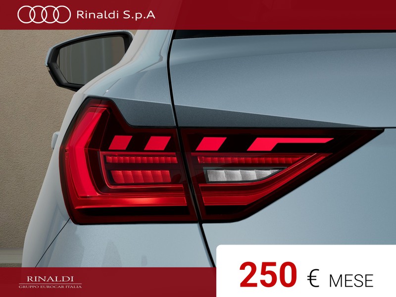 Audi A1 sportback 30 1.0 tfsi identity black 116cv
