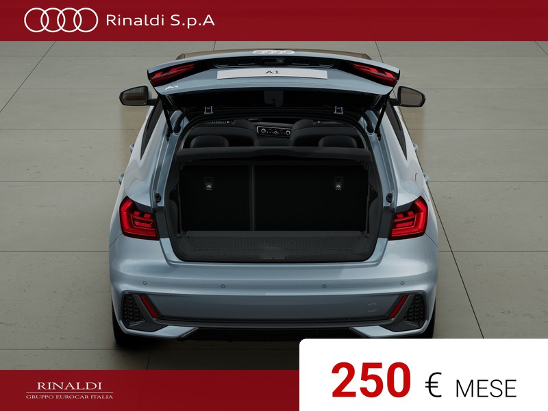 Audi A1 sportback 30 1.0 tfsi identity black 116cv