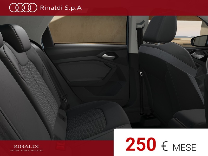 Audi A1 sportback 30 1.0 tfsi identity black 116cv
