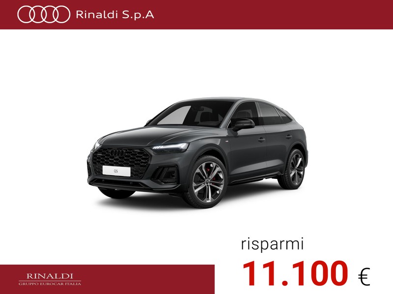 Audi Q5 sportback 40 2.0 tdi mhev 12v identity black quattro s-tronic