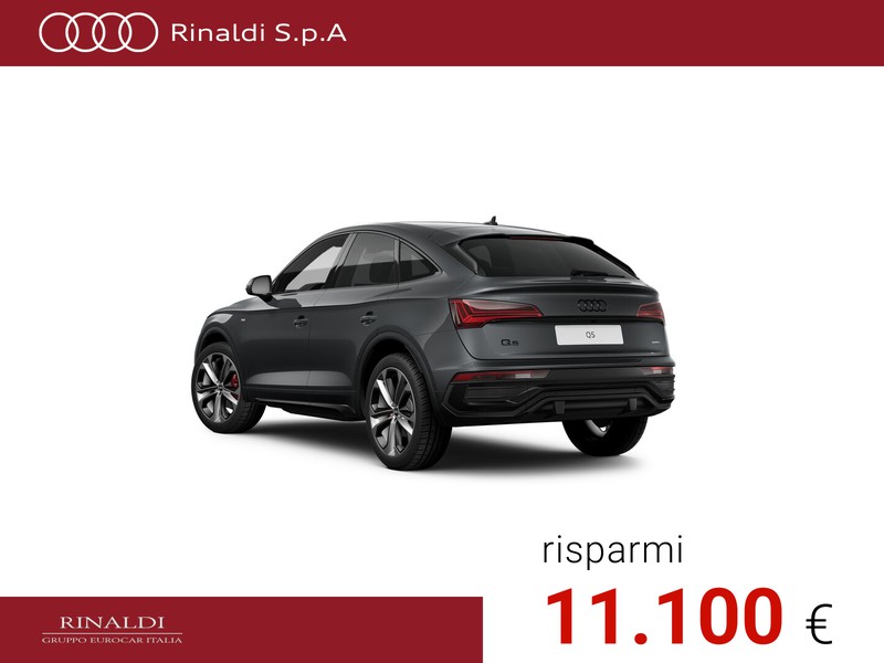 Audi Q5 sportback 40 2.0 tdi mhev 12v identity black quattro s-tronic