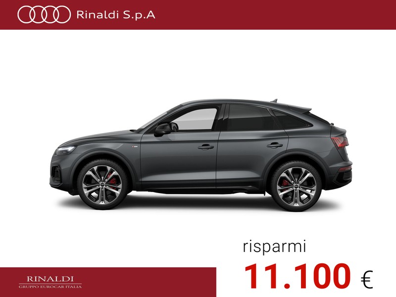 Audi Q5 sportback 40 2.0 tdi mhev 12v identity black quattro s-tronic
