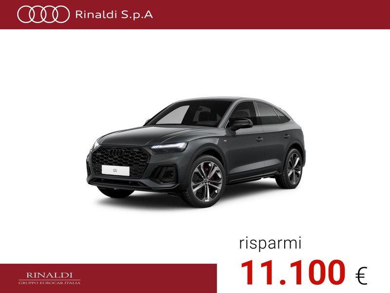 Audi Q5 sportback 40 2.0 tdi mhev 12v identity black quattro s-tronic