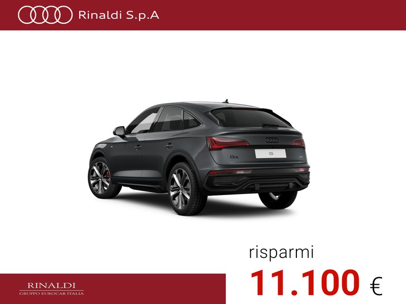 Audi Q5 sportback 40 2.0 tdi mhev 12v identity black quattro s-tronic
